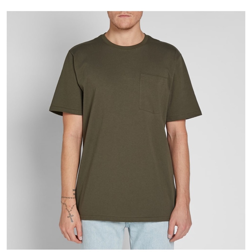 Folsom outfitter pocket tee green